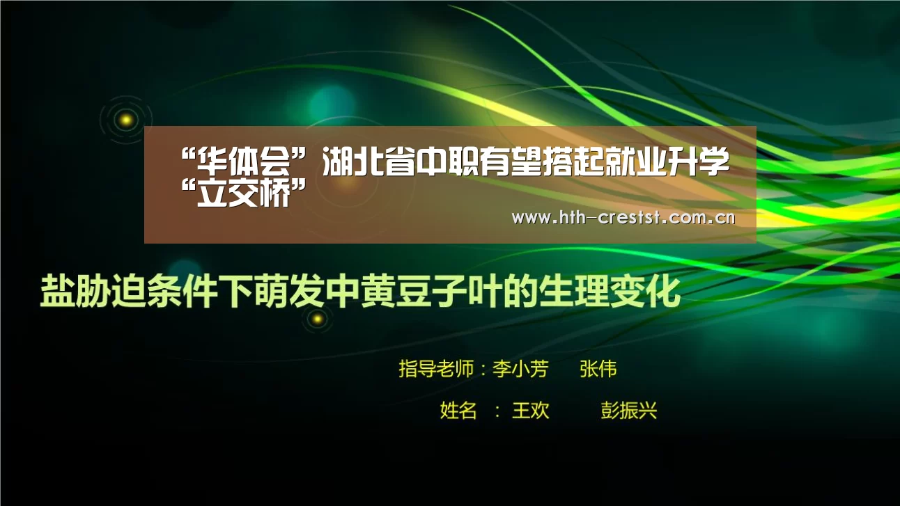 “华体会”湖北省中职有望搭起就业升学“立交桥”(图3) 华体会